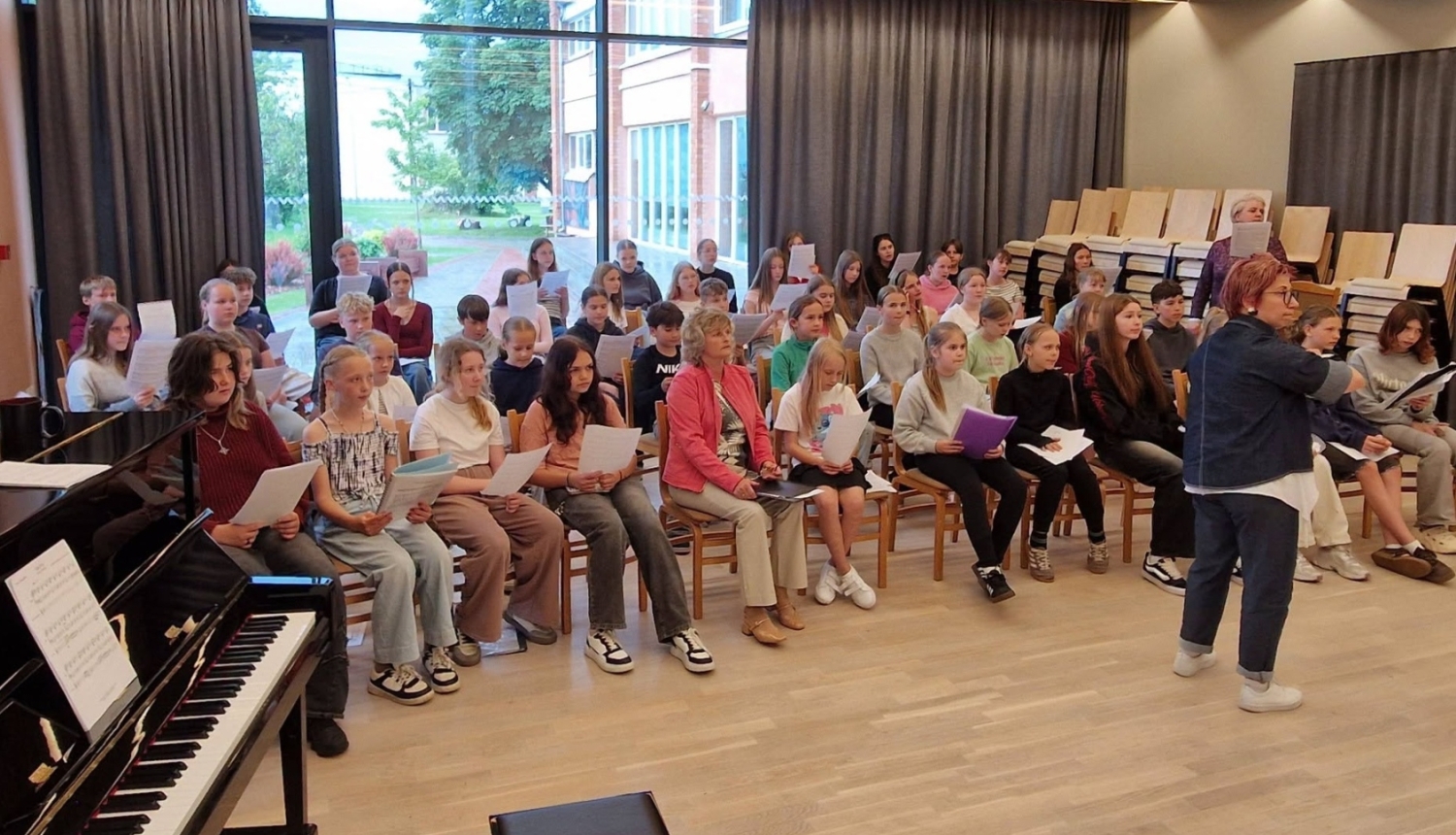 Bauskas MMS un Vecumnieku MS koristi mēģinājumā.