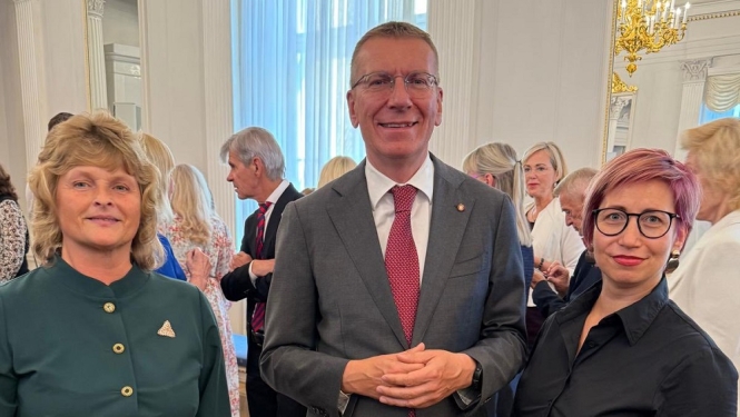 Prezidents ielūdz mūsu diriģentes